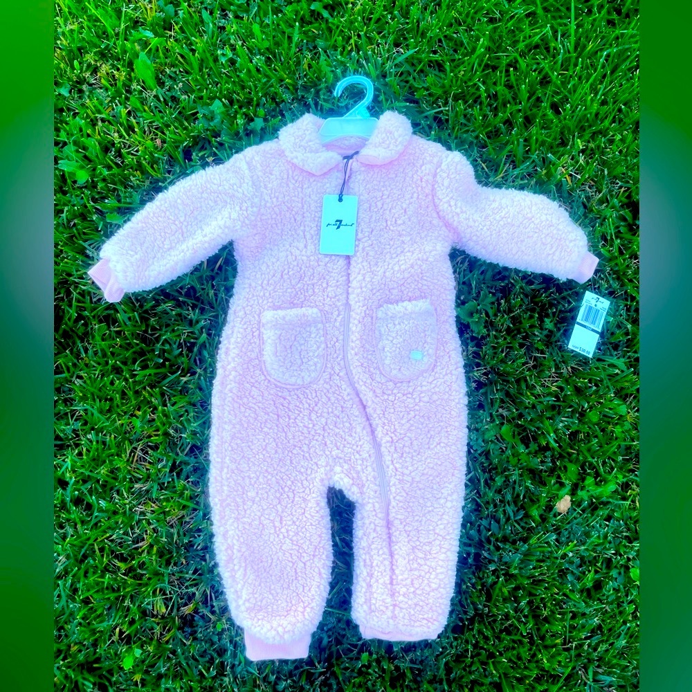 7 For All Man Kind Baby Girl Sleeper